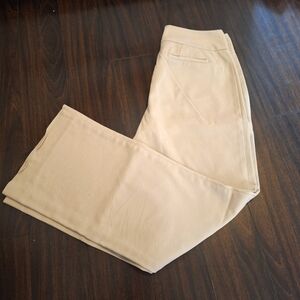 BANANA REPUBLIC Cream straight leg Trouser
